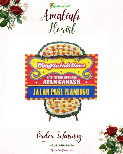 Bunga Papan Congratulation di Kususinopa